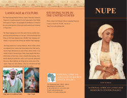 Nupe - National African Language Resource Center