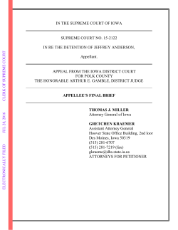 Appellee Brief - Iowa`s Appellate Blog