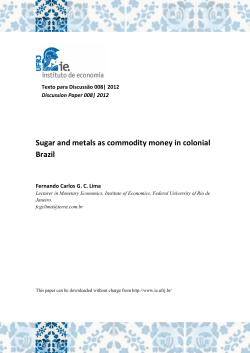 IE-UFRJ Discussion Paper - Instituto de Economia