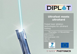 Laser machining of ultra-hard materials