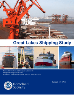 Great Lakes Shipping Study - Detroit/Wayne County Port Authority