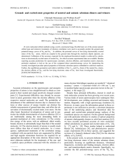 1996 low lying neutral and anion states