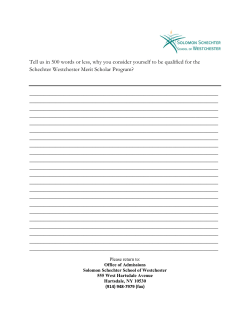 Tell us in 500 words or less, why you consider yourself to be