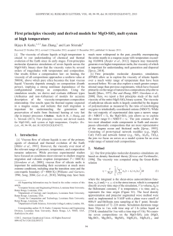 First principles viscosity and derived models for MgOSiO2 melt