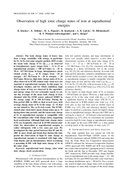 Observation of high ionic charge states of iron at suprathermal