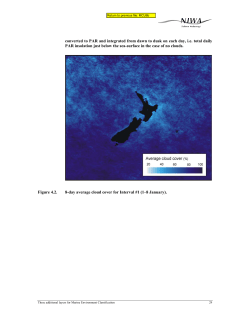 Three additional layers for marine Environment Classification: (1