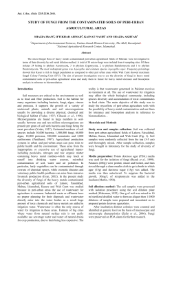 FREE FULL TEXT PDF - Pakistan Journal of Botany