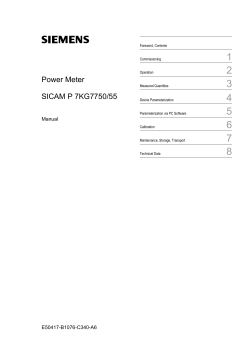 SICAM P 7KG7750/55