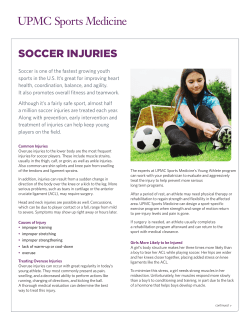 soccer injuries