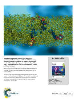 Fluorescence of nitrobenzoxadiazole (NBD)
