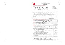 Profits Tax Return - Corporations