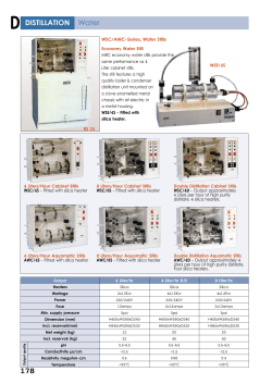 D DISTILLATION Water