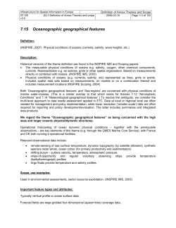 7.15 Oceanographic geographical features