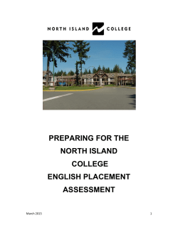 preparing for the north island college english placement assessment