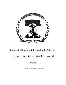 Historic Security Council - Institute for Domestic and International