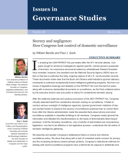 secret interpretations of the PATRIOT Act