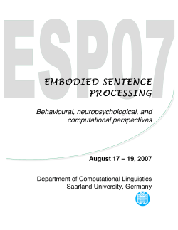 EMBODIED SENTENCE PROCESSING