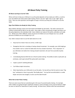 All About Potty Training