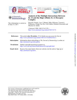 Complex IL-12 and the High Affinity IL