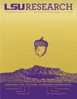 Fall 2014 - Louisiana State University