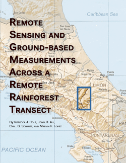 Ground-based measurments across a remote rainforest transect