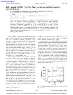 SnO2 doped with Mn, Fe or Co: Room temperature dilute magnetic