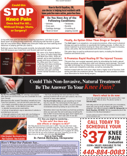 KNEE PAIN - North Royalton Chiropractic Clinic