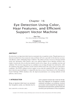 Eye Detection Using Color, Haar Features, and
