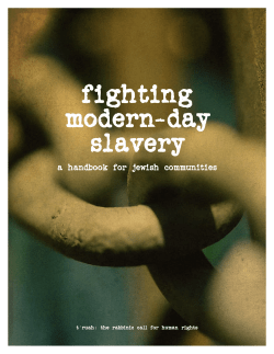 Fighting Modern-Day Slavery