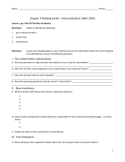 Chapter 3 Reading Guide0