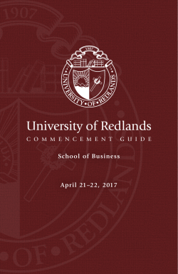 School of Business - University of Redlands