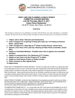 4:00 PM Thursday, March 9, 2017 Green Onion Restaurant 145 W 6