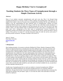 Happy Birthday! You`re Unemployed!