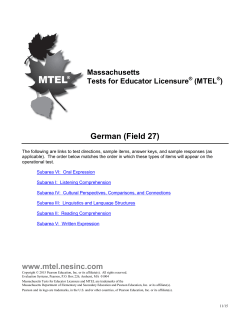 German (Field 27)