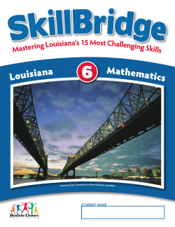 Louisiana Louisiana Mathematics