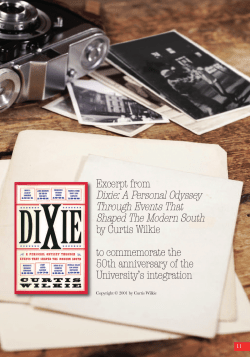 Excerpt from Dixie: A Personal Odyssey Through Events That