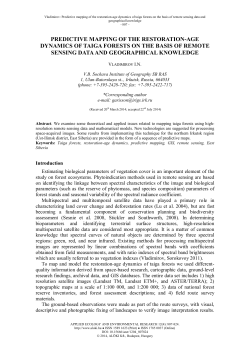 Predictive mapping of the restoration