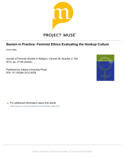 Sexism in Practice: Feminist Ethics Evaluating