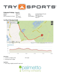 Palmetto70 Relay - Leg #1