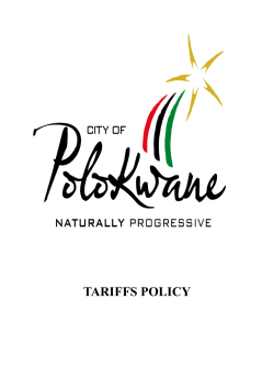 TARIFFS POLICY