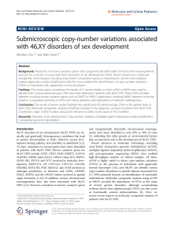 Submicroscopic copy-number variations associated with 46,XY