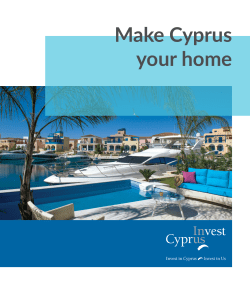 Make Cyprus your home - Cyprus Investment Promotion Agency