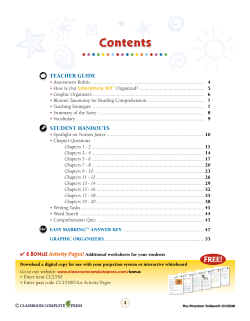 Contents - Classroom Complete Press