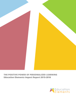 The Positive Power of Personalized Learning