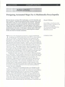 feature articles - Cartographic Perspectives