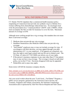 Wig Information - Yale School of Medicine