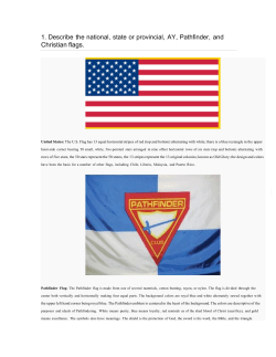 Christian flags.