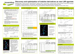 Discovery and optimization of indoline