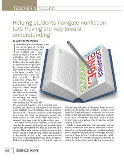 Helping students navigate nonfiction text