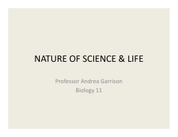 Nature of Science - Bakersfield College